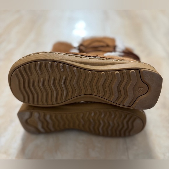 TAXI brown suede Sherpa lined boots with laces (EU 38) - Picture 7 of 9